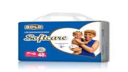 SOFTCARE PAMPERS SIZE 4 BY 3